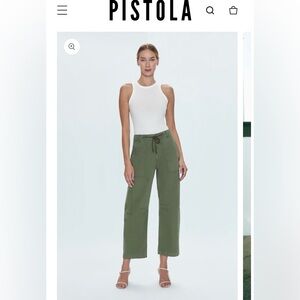 Pistola Sabrina Curved Utility Pants in Meadow